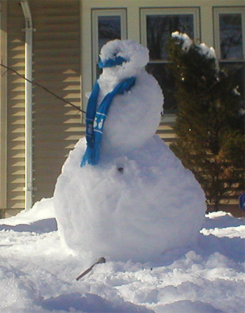 Boy's Snowman - February 2010
