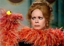 Juliet Prowse with Muppet Boa