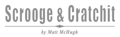 Scrooge and Cratchit by Matt McHugh